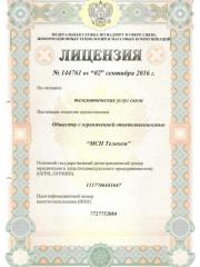 На телематические услуги связи (№144761)